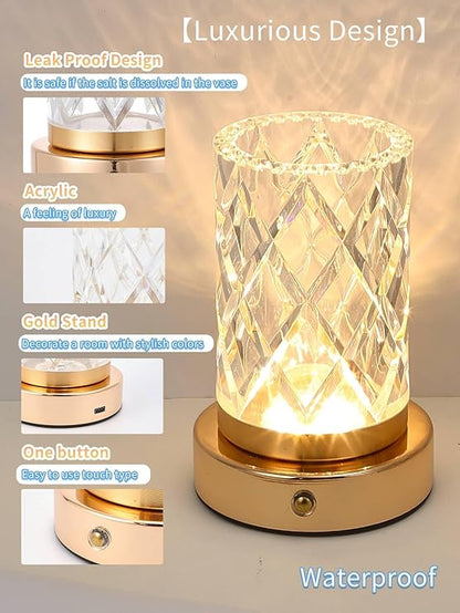 Lámpara de cristal multifunción para mesita - additional image 3